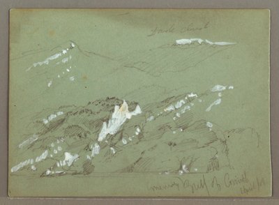Kresba, Kefalonie, Řecko, duben 1869 od Frederic Edwin Church