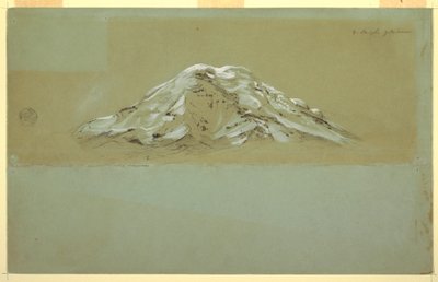 Kresba, Chimborazo, asi 1857 od Frederic Edwin Church