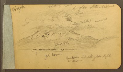 Kresba, Oblačné hory, 1889 od Frederic Edwin Church