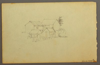Kresba, Studie mraků, 1844 od Frederic Edwin Church