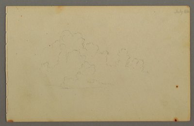 Kresba, Mraky, 1844 od Frederic Edwin Church