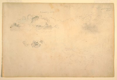 Kresba, Mraky, 1844 od Frederic Edwin Church