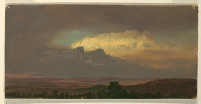 Kresba, Mraky nad kopci, srpen 1865 od Frederic Edwin Church