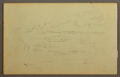 Kresba, Mraky, pravděpodobně 1844 od Frederic Edwin Church