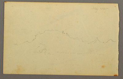 Kresba, Hrana dřeva, 1844 od Frederic Edwin Church