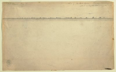 Kresba, Flotila lovců makrel, Mount Desert, Maine, 19. srpna 1850 od Frederic Edwin Church