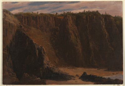 Kresba, ostrov Grand Manan, Kanada, srpen-září 1851 od Frederic Edwin Church