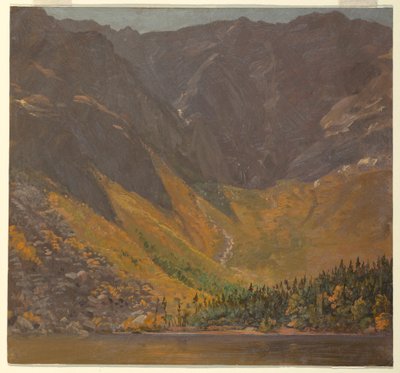 Kresba, Great Basin, Mount Katahdin, Maine, před rokem 1878 od Frederic Edwin Church
