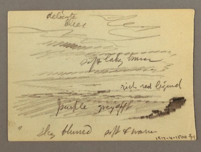 Kresba, dům, pravděpodobně 1868-69 od Frederic Edwin Church