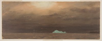 Kresba, Ledovec, Newfoundland, 1859 od Frederic Edwin Church