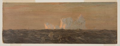 Kresba, Ledovce, červen nebo červenec 1859 od Frederic Edwin Church