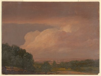 Kresba, krajina (pravděpodobně Hudson Valley), 1860-70 od Frederic Edwin Church