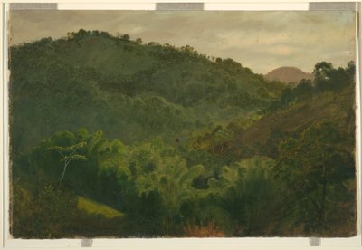Kresba, Krajina z Jamajky, Západní Indie, 1865 od Frederic Edwin Church