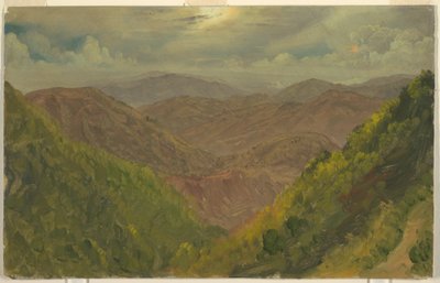 Kresba, Krajina na Jamajce, Západní Indie, květen-srpen 1865 od Frederic Edwin Church