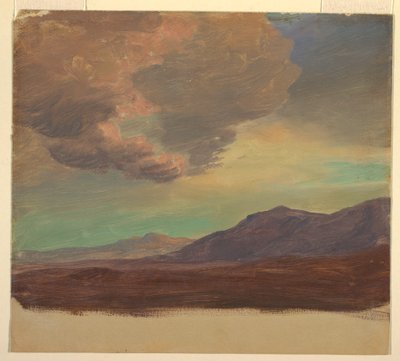 Kresba, Krajina, poblíž Palastine nebo Sýrie, 1868 od Frederic Edwin Church