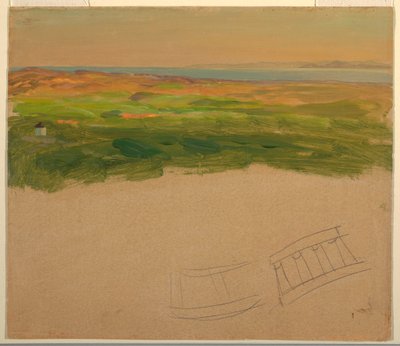 Kresba, Krajina, poblíž Sýrie nebo Řecka, 1868-69 od Frederic Edwin Church