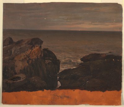 Kresba, pobřeží státu Maine, asi 1850 od Frederic Edwin Church