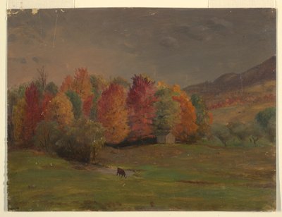 Kresba, pobřeží Maine nebo Kanady, asi 1845 od Frederic Edwin Church