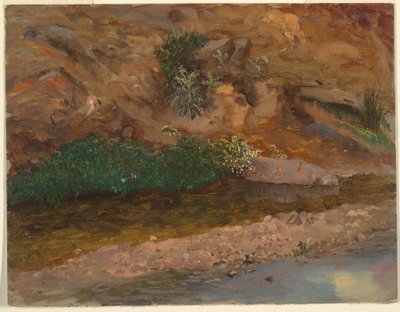 Kresba, okraj potoka, 1860-70 od Frederic Edwin Church