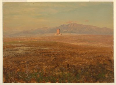 Kresba, mexická krajina, duben 1869 od Frederic Edwin Church