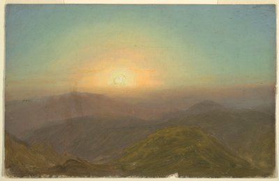 Kresba, Ranní krajina, 1865 od Frederic Edwin Church