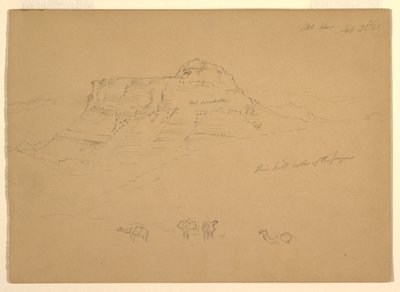Kresba, Mount Hor, 23. února 1868 od Frederic Edwin Church