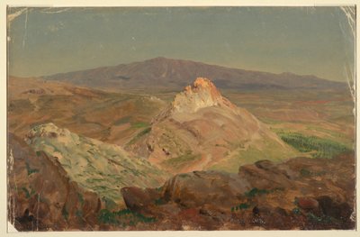 Kresba, hora Pentelicus, duben 1869 od Frederic Edwin Church