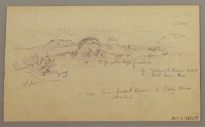 Kresba, Mountain Peaks, 22. února 1868 od Frederic Edwin Church