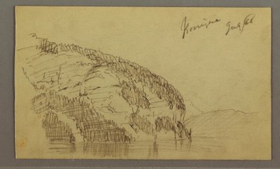 Kresba, Mountainside, červenec 1868 od Frederic Edwin Church