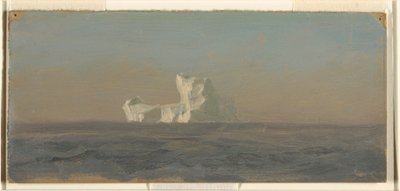 Kresba, U ledovce, Newfoundland, červen 1859 od Frederic Edwin Church