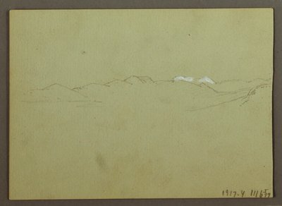 Kresba, studie rostlin a krajiny, 28. dubna 1869 od Frederic Edwin Church