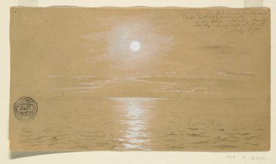 Kresba, Mořské krajiny, Newfoundland, 6. července 1859, 1859 od Frederic Edwin Church