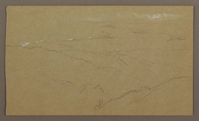 Kresba, Břeh a moře, "Bloxburgh", srpen 1865 od Frederic Edwin Church