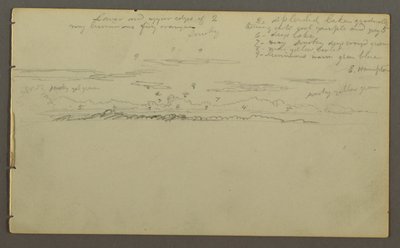Kresba, Studie oblohy, pravděpodobně 1857-58 od Frederic Edwin Church