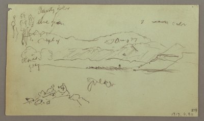 Kresba, kamenný oblouk, kamenný podstavec, 27. dubna 1868 od Frederic Edwin Church
