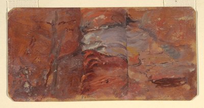 Kresba, Studie skal, Petra, únor 1868 od Frederic Edwin Church