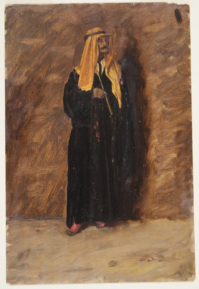 Kresba, Studie stojícího beduína, 1868 od Frederic Edwin Church