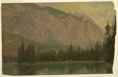 Kresba, Hintersee, u Berchtesgadenu, Bavorsko, červen 1868 od Frederic Edwin Church