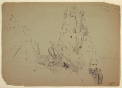 Kresba, "Starý biskup", září 1851 od Frederic Edwin Church