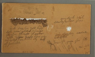 Kresba, bouřka, hory, zbožná socha, Rakousko nebo Bavorsko, 1868 od Frederic Edwin Church