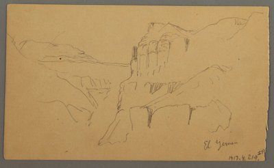 Kresba, Valleyside, únor 1869  od Frederic Edwin Church