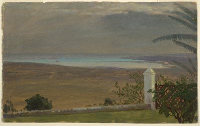 Kresba, Pohled na moře, 1865 od Frederic Edwin Church