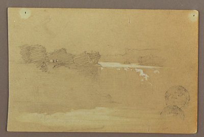 Hennequin Point a americké vodopády, řeka Niagara od Frederic Edwin Church