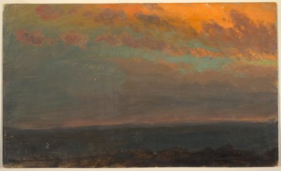 Hudson Valley? při západu slunce od Frederic Edwin Church