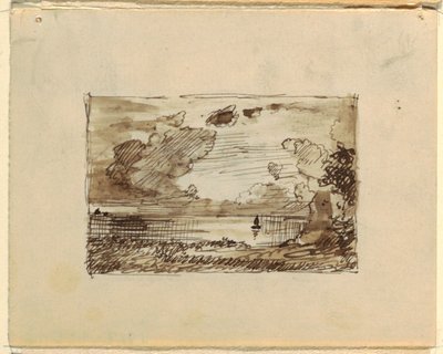 Imaginární krajina od Frederic Edwin Church