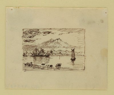 Imaginární krajina od Frederic Edwin Church