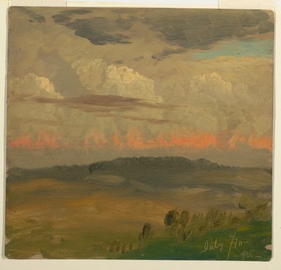 Krajina, Hudson Valley od Frederic Edwin Church