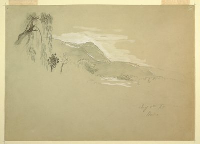 Krajina poblíž Huino, Mexiko od Frederic Edwin Church