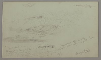 Krajiny poblíž Baalbek, Libanon od Frederic Edwin Church