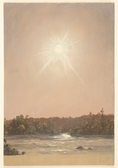 Pozdní odpolední slunce nad potokem od Frederic Edwin Church